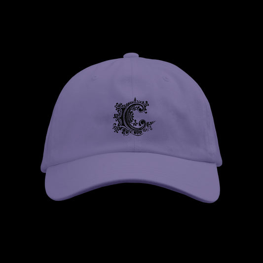 Black Logo Lavender Dad Hat